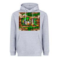 Heather Grey St. patrick's day love gnome tumbler Heavyweight Hoodie - Neo Western