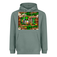 Sage St. patrick's day love gnome tumbler Heavyweight Hoodie - Neo Western