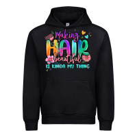 Black making hair beautiful is kinda my thing Urban Hoodie - MaliasSmallBusiness