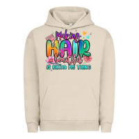 Pigment French Oak making hair beautiful is kinda my thing Urban Hoodie - MaliasSmallBusiness