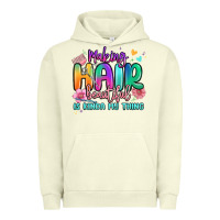 Pigment Pistachio making hair beautiful is kinda my thing Urban Hoodie - MaliasSmallBusiness