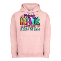 Pigment Salmon making hair beautiful is kinda my thing Urban Hoodie - MaliasSmallBusiness