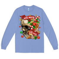 Colony Blue sorta merry sorta scary Long Sleeve Tee - MaliasSmallBusiness