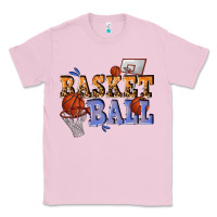 Bubblegum Pink basketball Classic Tee - texasbilliewilder