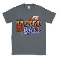 Charcoal Heather basketball Classic Tee - texasbilliewilder