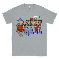 Heather Grey basketball Classic Tee - texasbilliewilder