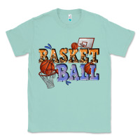 Seafoam basketball Classic Tee - texasbilliewilder