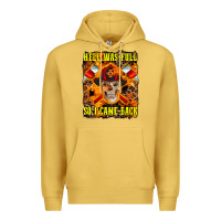 Antique Gold Western Hell Was Full So I Came Back Premium Hoodie - LillyAllenDesigns