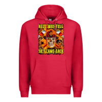 Cardinal Western Hell Was Full So I Came Back Premium Hoodie - LillyAllenDesigns