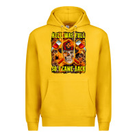 Lemon Western Hell Was Full So I Came Back Premium Hoodie - LillyAllenDesigns
