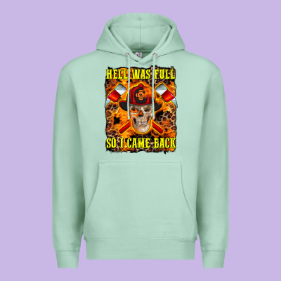 Western Hell Was Full So I Came Back Premium Hoodie Designed By Lillyallendesigns