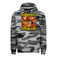 Slate Camo Western Hell Was Full So I Came Back Premium Hoodie - LillyAllenDesigns