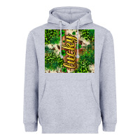 Heather Grey St. Patrick's Day lucky tumbler Heavyweight Hoodie - Neo Western