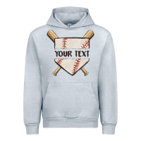Heather Grey preview custom baseball Urban Hoodie - MaliasSmallBusiness