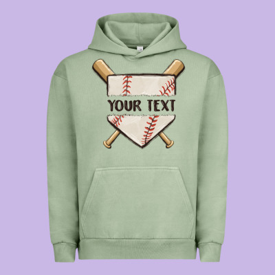 Preview Custom Baseball Urban Hoodie Designed By Maliassmallbusiness