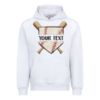 White preview custom baseball Urban Hoodie - MaliasSmallBusiness