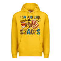 Lemon i am just here for the snacks Premium Hoodie - AdoDesignShop
