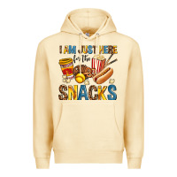 Pina Colada i am just here for the snacks Premium Hoodie - AdoDesignShop