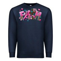 Navy cancer faith cross Premium Sweatshirt - AdoDesignShop