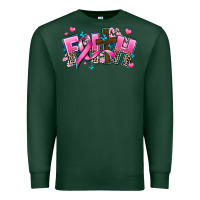 Sports Green cancer faith cross Premium Sweatshirt - AdoDesignShop