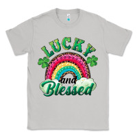 Moon Dust Lucky and blessed rainbow Classic Tee - RanaPortraitStore