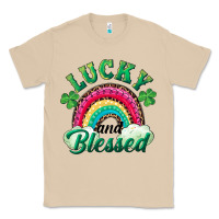 Mushroom Lucky and blessed rainbow Classic Tee - RanaPortraitStore