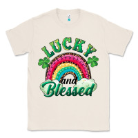 Natural Lucky and blessed rainbow Classic Tee - RanaPortraitStore