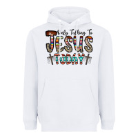White only talking jesus today Heavyweight Hoodie - CowhideDigitalArt