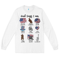 White god says i am Long Sleeve Tee - MaliasSmallBusiness