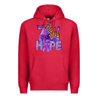 Cardinal hope lavender ribbon all cancers Premium Hoodie - NancyCooperArtShop