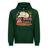 Forest Green 100 days y'all malia Urban Hoodie - MaliasSmallBusiness