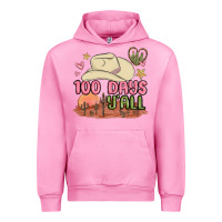 Fuchsia Pink 100 days y'all malia Urban Hoodie - MaliasSmallBusiness