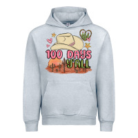 Heather Grey 100 days y'all malia Urban Hoodie - MaliasSmallBusiness