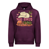 Mauve Wine 100 days y'all malia Urban Hoodie - MaliasSmallBusiness