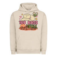 Pigment French Oak 100 days y'all malia Urban Hoodie - MaliasSmallBusiness