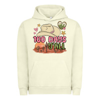 Pigment Pistachio 100 days y'all malia Urban Hoodie - MaliasSmallBusiness