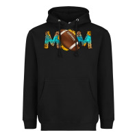 Black western mom american football Heavyweight Hoodie - HRA Design Shop