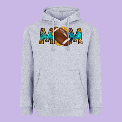 Western Mom American Football Heavyweight Hoodie Designed By Hra Design Shop