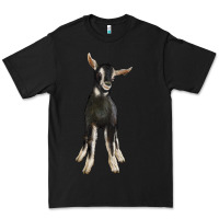 Black Hand Drawn Baby Alpine Goat Premium Tee - LillyAllenDesigns