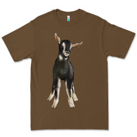 Cacao Hand Drawn Baby Alpine Goat Premium Tee - LillyAllenDesigns