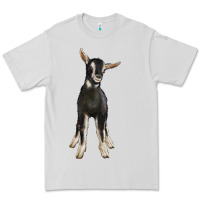 Dove Grey Hand Drawn Baby Alpine Goat Premium Tee - LillyAllenDesigns
