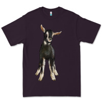 Plum Hand Drawn Baby Alpine Goat Premium Tee - LillyAllenDesigns