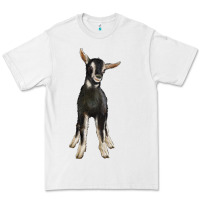 White Hand Drawn Baby Alpine Goat Premium Tee - LillyAllenDesigns