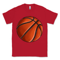 Red basketball Classic Tee - texasbilliewilder