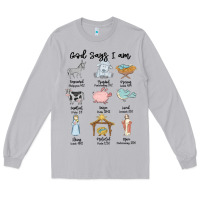 Moon Dust god says i am Long Sleeve Tee - MaliasSmallBusiness