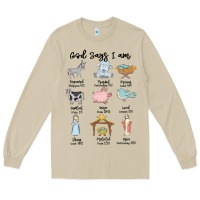 Mushroom god says i am Long Sleeve Tee - MaliasSmallBusiness