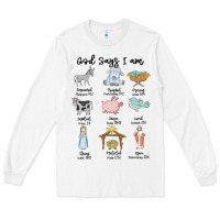 White god says i am Long Sleeve Tee - MaliasSmallBusiness