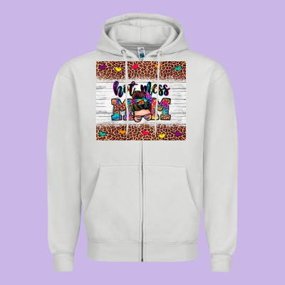 Zipper Hoodie hot mess mom