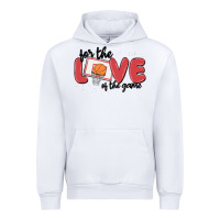 White for the love of the game Urban Hoodie - MaliasSmallBusiness