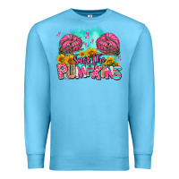 Ocean Blue save the pumpkins Premium Sweatshirt - AdoDesignShop
